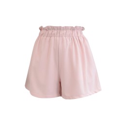 訂購雪紡休閒女裝熱褲  時尚設計高腰花苞闊腿熱褲  熱褲專門店 多褶皱腰頭 SKSP049 訂購雪紡休閒女裝熱褲  時尚設計高腰花苞闊腿熱褲  熱褲專門店 多褶皱腰頭 SKSP049